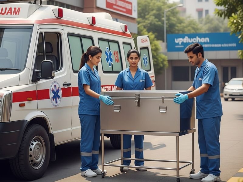 Dead Body Freezer Box in Delhi - Marin Life Care Ambulance