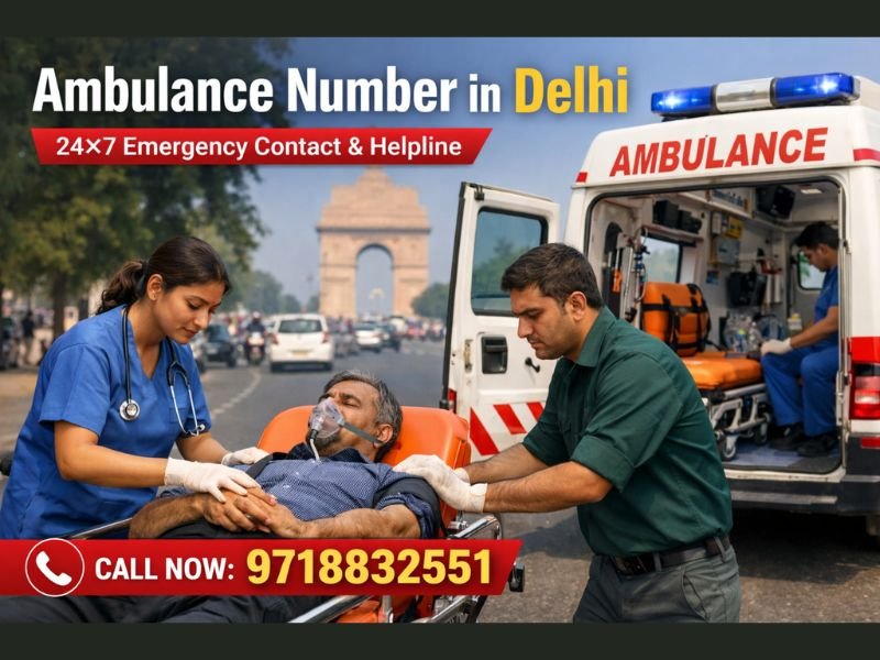 Ambulance Number in Delhi: 24×7 Emergency Contact & Helpline